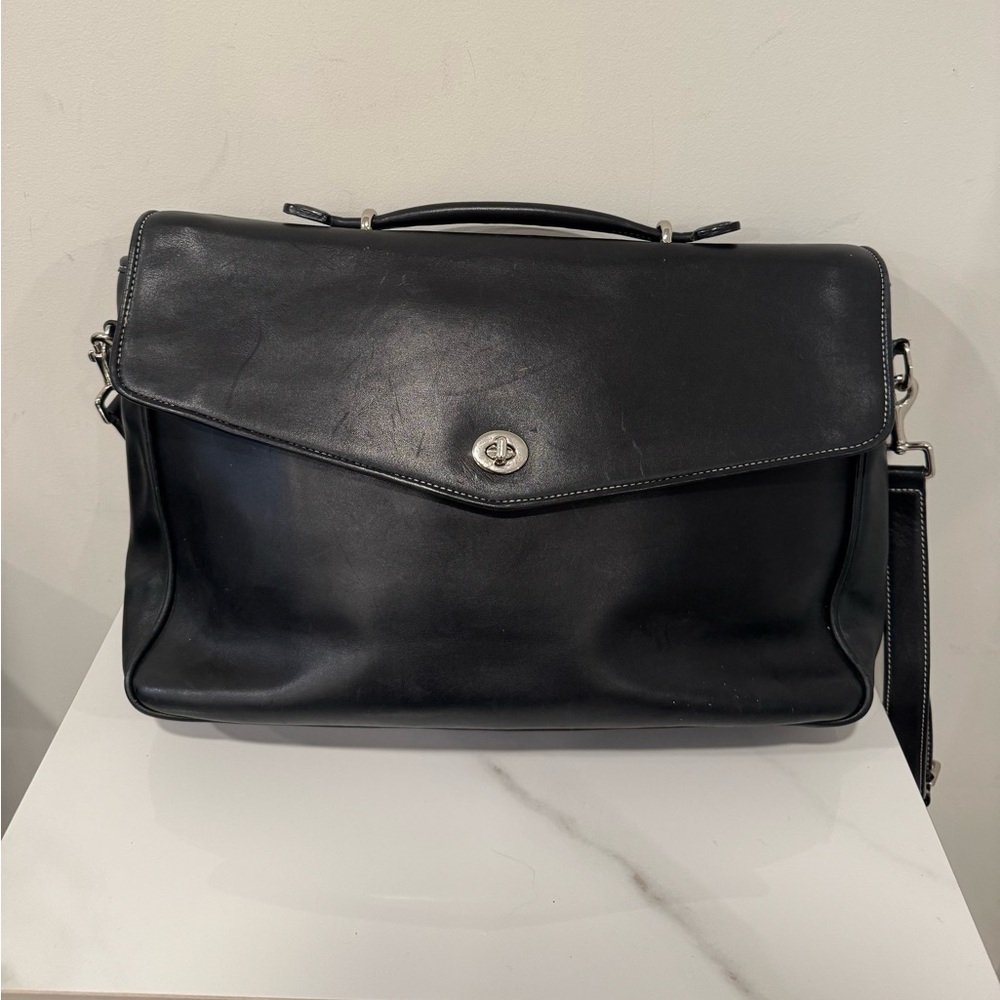 Coach Morgan Messenger Bag Brief Case - Picture 4 of 16